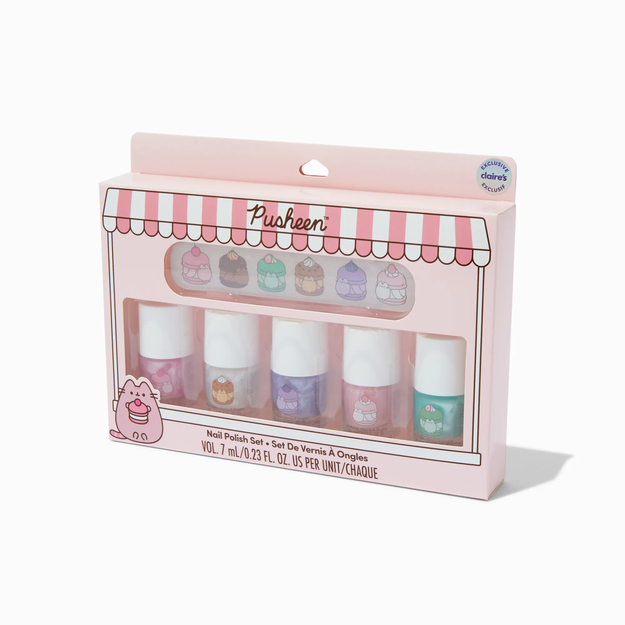 Claire's Ongles-Vernis à ongles en exclusivité chez Claire's Pusheen® - Lot de 6